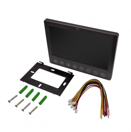 ST-M102/7 (S) ЧЕРНЫЙ Монитор домофона цветной Фото