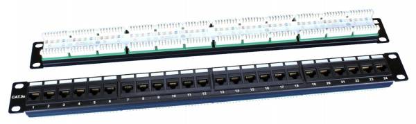 Hyperline PP3-19-24-8P8C-C5E-110D Патч-панель 19 Hyperline PP3-19-24-8P8C-C5E-110D Патч-панель 19