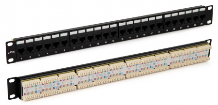 Hyperline PP3-19-24-8P8C-C6-110D Патч-панель 19