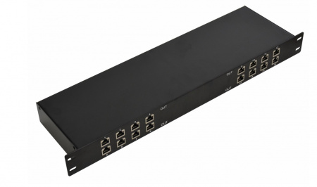 RVi-1NSP20-16GP Устройство грозозащиты линии Ethernet и PoE Подключение 16 защищаемых устройств  Фото RVi-1NSP20-16GP Устройство грозозащиты линии Ethernet и PoE Подключение 16 защищаемых устройств  Фото