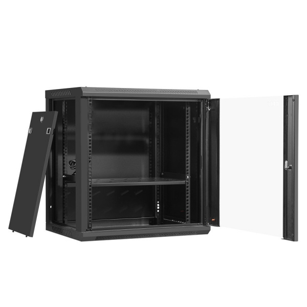 UB-WMC-12U-60/60-GD (B) Шкаф телекоммуникационный настенный 19 UB-WMC-12U-60/60-GD (B) Шкаф телекоммуникационный настенный 19