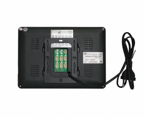 ST-M101/7 (S/SD) ЧЕРНЫЙ Монитор домофона цветной Фото ST-M101/7 (S/SD) ЧЕРНЫЙ Монитор домофона цветной Фото