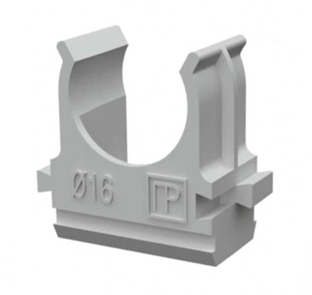 Tantos Крепёж-клипса для труб Полистирол д16 (100шт/уп)  Фото