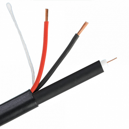 РК 75+2х0,75 (48) PE ВНЕШНИЙ (черный, 200м) Фото