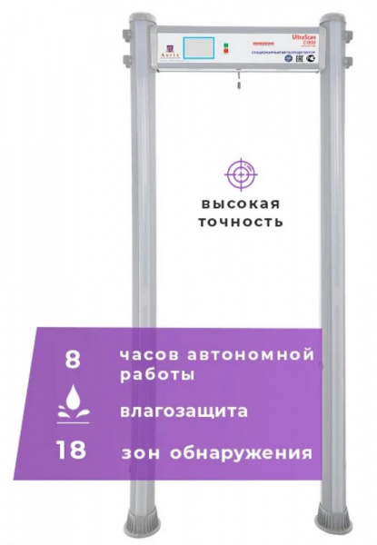 Арочный металлодетектор UltraScan C1800 версия WP Фото
