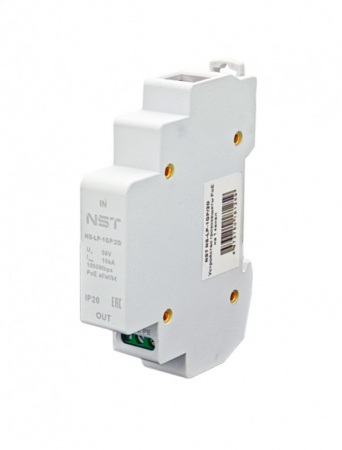 NST NS-LP-1GP/2D Гигабитная грозозащита Ethernet+PoE