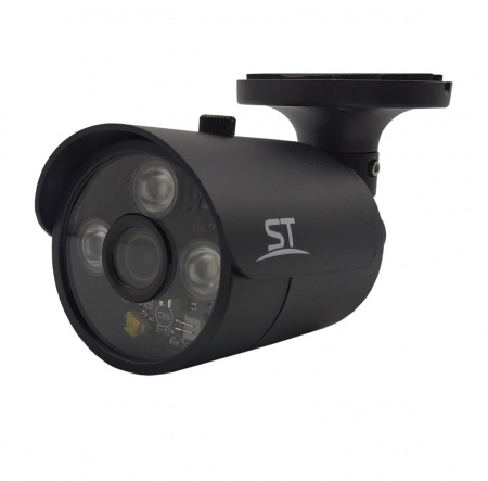 ST-181 M IP HOME POE ЧЕРНАЯ (3,6mm), (версия 4) 3Mp (2304*1296), уличная цилиндрическая IP-камера с ИК подсветкой до 40 м Фото