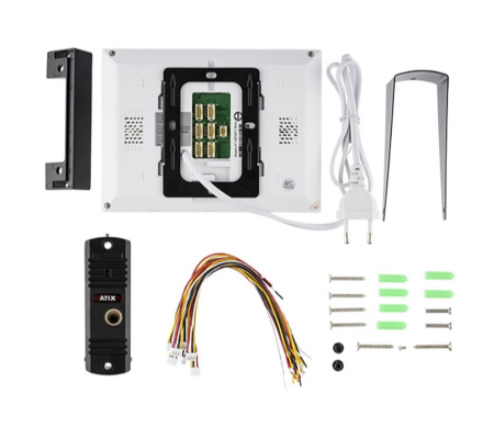 AT-I-K700F/T White Комплект: видеодомофон FHD и видеопанель FHD Фото