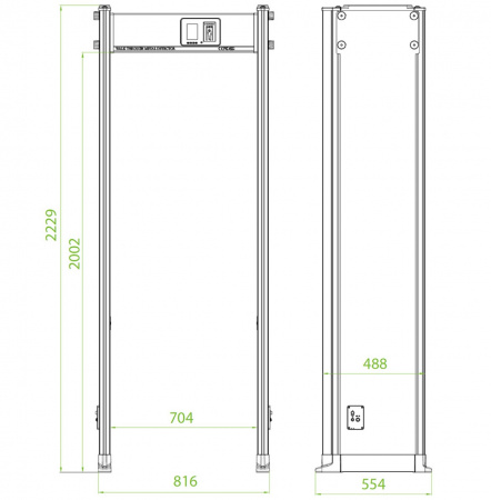 TRASSIR TR-MD01 Арочный металлодетектор Фото