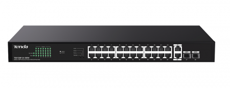 TEG1128P-24-250W Коммутатор Ethernet 26GE+2SFP с 24 портами PoE Фото