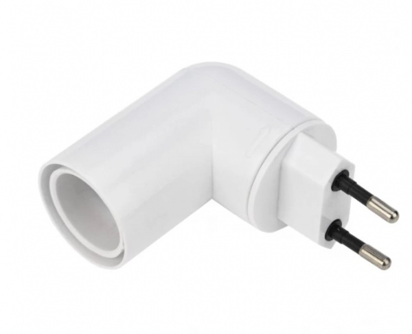 Переходник цокольный 250 В~E14 с выключателем REXANT Фото Переходник цокольный 250 В~E14 с выключателем REXANT Фото