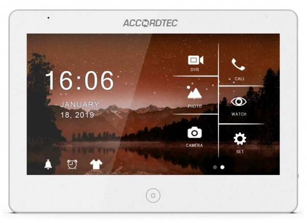 AT-VD 770W WH Монитор видеодомофона Фото AT-VD 770W WH Монитор видеодомофона Фото