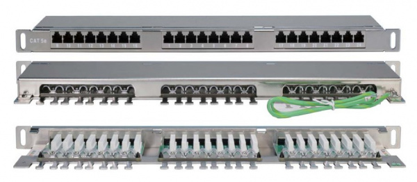 Hyperline PPHD-19-24-8P8C-C5E-SH-110D Патч-панель высокой плотности 19 Hyperline PPHD-19-24-8P8C-C5E-SH-110D Патч-панель высокой плотности 19