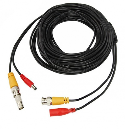 Кабель соединительный для систем видеонаблюдения BNC + DC питание, длина 18 метров REXANT Фото