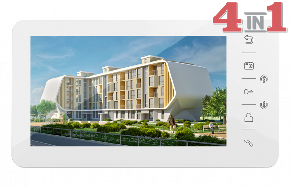 Prime (white) HD Монитор цветного видеодомофона Фото Prime (white) HD Монитор цветного видеодомофона Фото