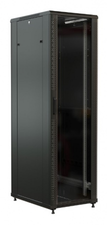 WR-TT-4768-AS-RAL9004 Шкаф напольный 19-дюймовый, 47U, 2277x600х800 мм (ВхШхГ) Фото