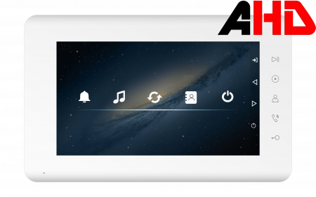 Mia HD XL (White) монитор цветного видеодомофона 7 дюймов Фото