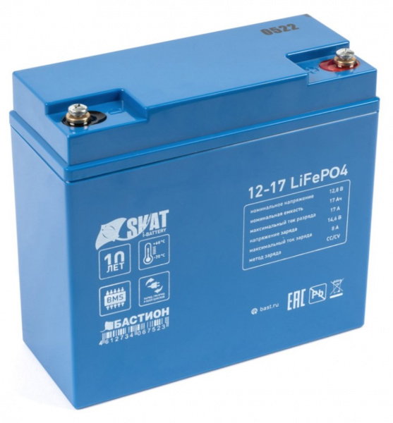 Skat i-Battery 12-17 LiFePo4 аккумуляторная батарея Фото Skat i-Battery 12-17 LiFePo4 аккумуляторная батарея Фото