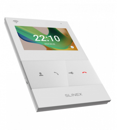 SQ-04N Cloud White  4-дюймовый домофон с приложением Slinex Smart Call Фото