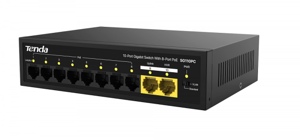 SG110PC 10-портовый гигабитный PoE-коммутатор с 8-портовым PoE Фото