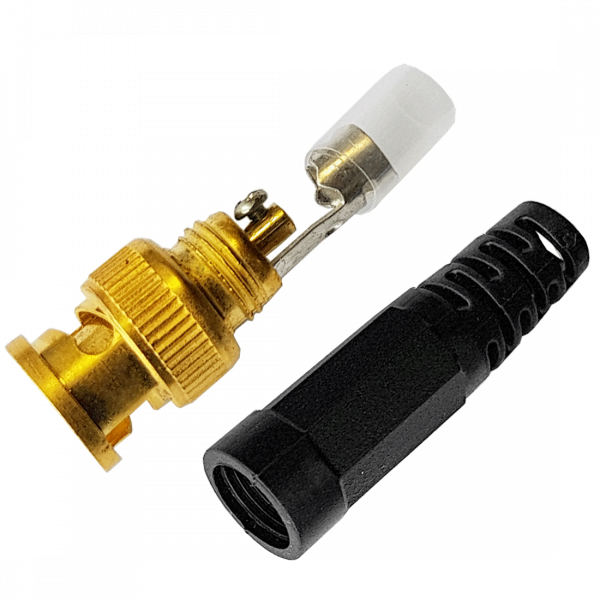 РАЗЪЕМ TS BNC штекер под винт, пластик Фото