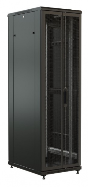 WR-TT-3768-DD-RAL9004 Шкаф напольный 19-дюймовый, 37U, 1833x600х800 мм (ВхШхГ) Фото