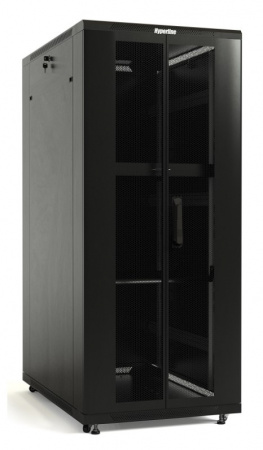 Hyperline TTB-4761-DD-RAL9004 Шкаф напольный 19-дюймовый, 47U, 2277x600х1000 мм (ВхШхГ) Фото