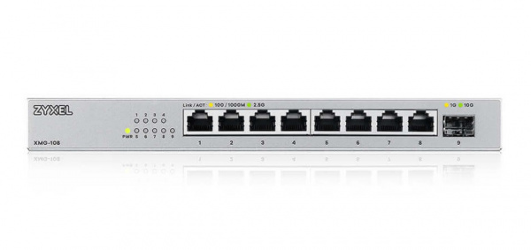Мультигигабитный коммутатор Zyxel XMG-108 [XMG-108-ZZ0101F] Фото