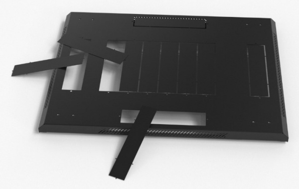 Hyperline TTB-4768-AS-RAL9004 Шкаф напольный 19-дюймовый, 47U, 2277x600х800 мм  Фото