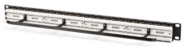 Hyperline PPHD-19-48-8P8C-C6-110D Патч-панель высокой плотности 19 Hyperline PPHD-19-48-8P8C-C6-110D Патч-панель высокой плотности 19