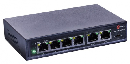 QSW-1500-6E-POE-D Неуправляемый коммутатор L2 с поддержкой PoE Фото