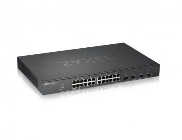 Гибридный Smart L2+ коммутатор Zyxel NebulaFlex XGS1930-28, 24xGE, 4xSFP+, бесшумный (без вентилятор Фото
