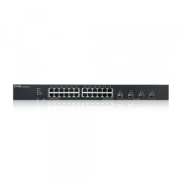 XGS1935-28, 28 Port Smart Managed Switch, 24x Gigabit Copper and 4x 10G SFP+, hybrid mode, standalon 24-портовый гигабитный Smart L3 Lite коммутатор с 4 аплинками 10G Фото