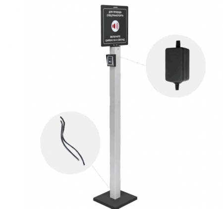ESD-01S CARDDEX акустический детектор сирен на стойке Фото