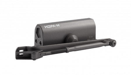 Доводчик НОРА-М 440 ISPARUS (от 80 до 140кг) (графит 7016) морозостойкий Фото